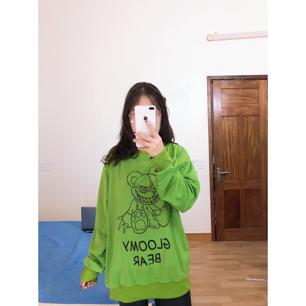 [Mã 2611THTRANG100K hoàn 10% xu đơn 99K] Áo sweater nỉ cổ tròn dài tay nam nữ họa tiết xu hướng 2021 | BigBuy360 - bigbuy360.vn