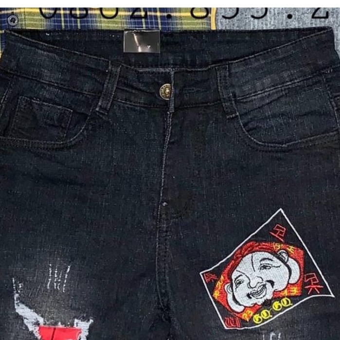 Quần short jean nam, Quần Lửng Nam Jean thời trang cao cấp  Carollstore 01