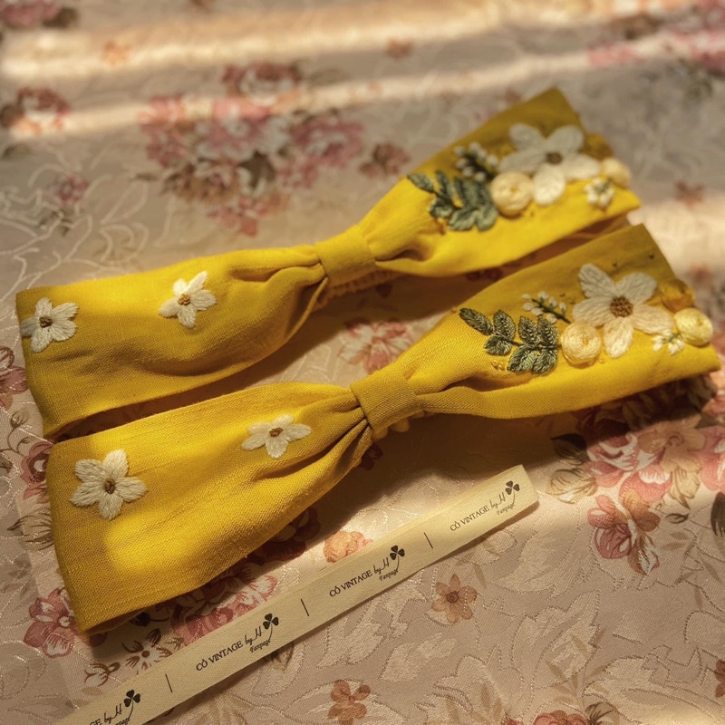 Turban chun thêu tay