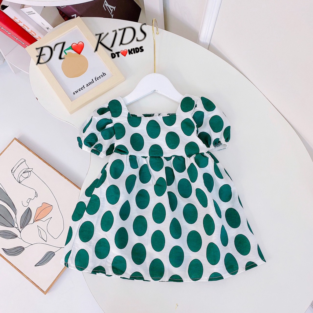 [XẢ HÀNG] Váy Đũi Lụa Siêu Xinh Cho Bé Gái