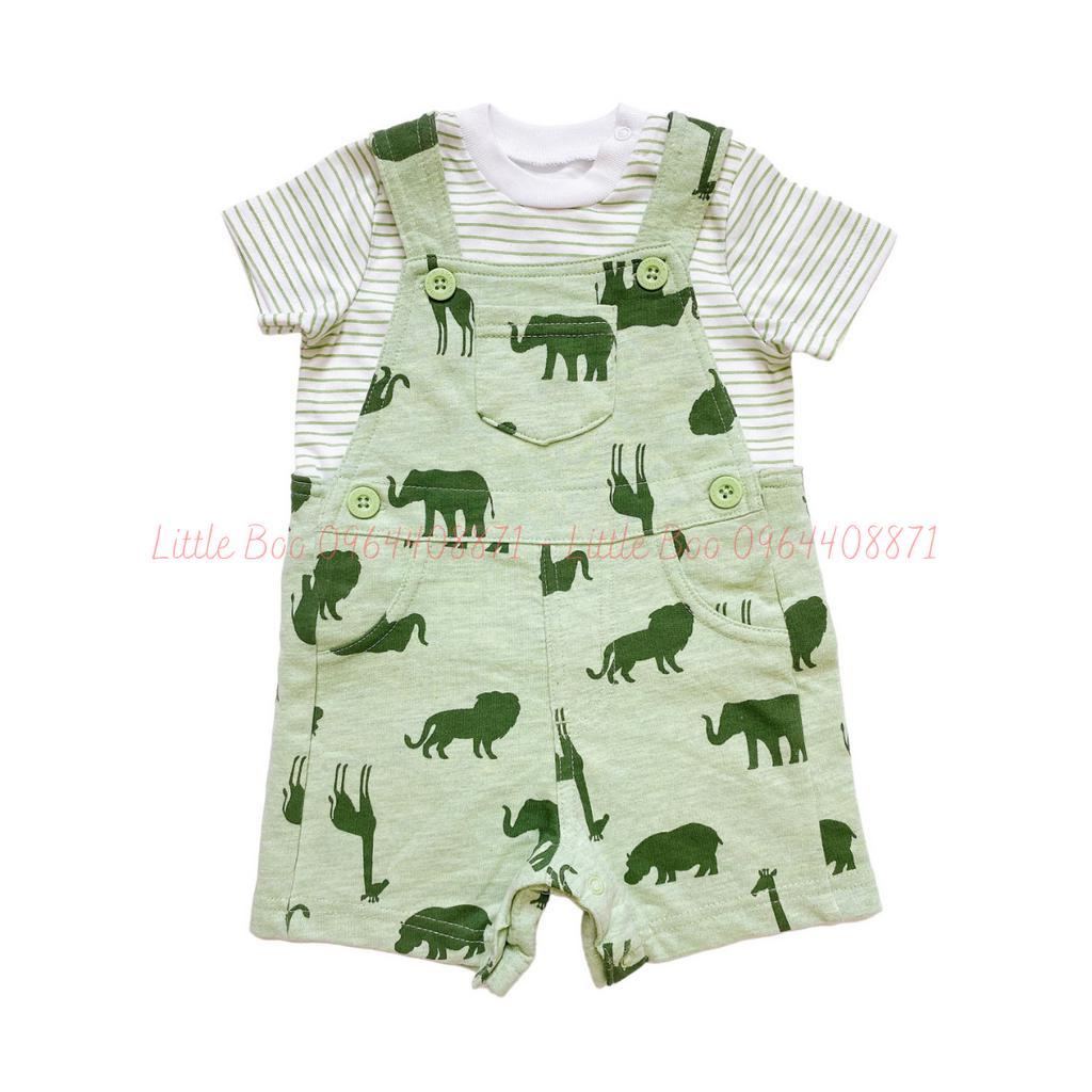 Set yếm đùi Little Me cho bé trai dễ thương 3-24M