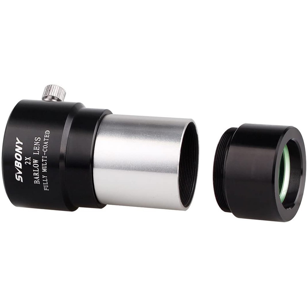 Bộ 2 Thấu Kính Thiên Văn Học 1.25 inches Bằng Kim Loại Cho Kính Mắt Thiên Văn