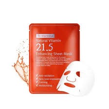 Mặt Nạ Giấy Ngừa Mụn và Làm Sáng Da By Wishtrend Natural Vitamin 21.5 Enhancing Sheet Mask 23ml