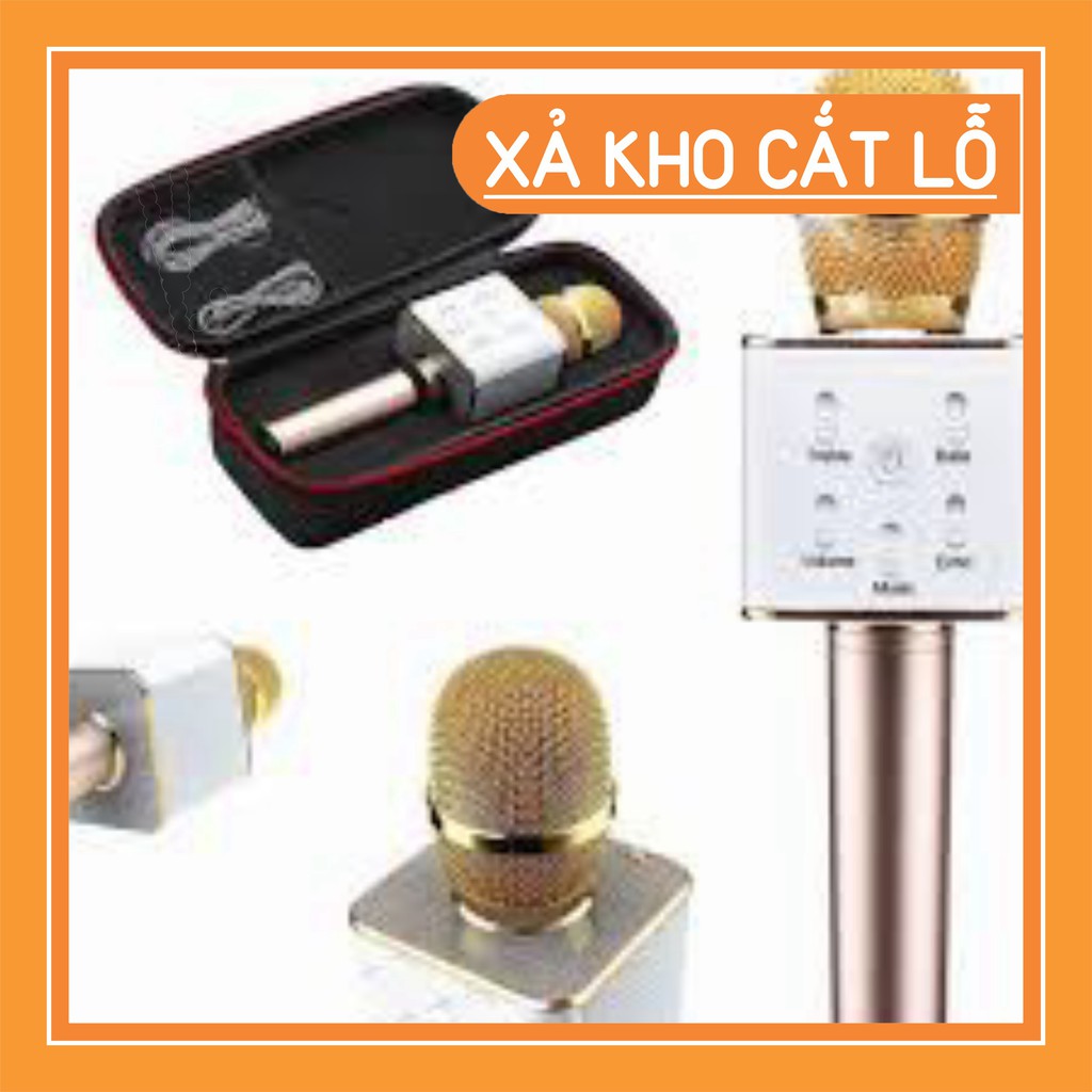 MICRO KARAOKE BLUETOOTH Q7 - CHUẨN CHÍNH HÃNG - đỉnh cao âm nhạc - Giao màu ngẫu nhiên