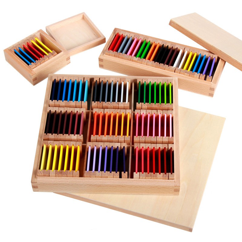 Set bảng màu 123 giáo cụ Montessori