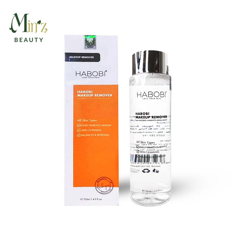 Nước tẩy trang HABOBI, sạch sâu, không căng tức da, dùng được cho da nhạy cảm.