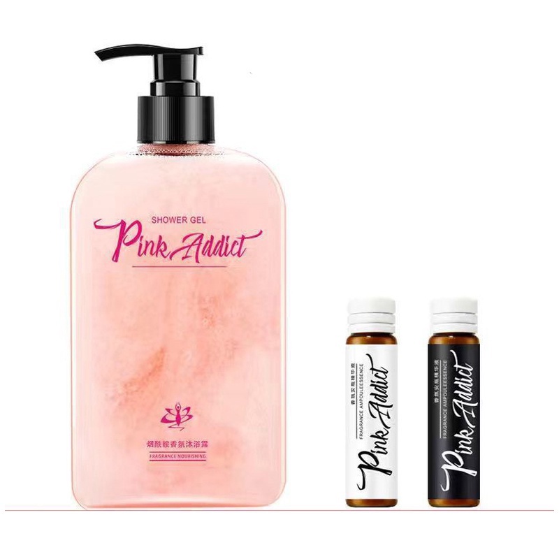 Sữa Tắm PINK ADDICT Hương Nước Hoa DIY Perfume Shower Gel - Lưu Hương Lâu Dưỡng Ẩm Sáng Da Mờ Thâm ( 400ml )