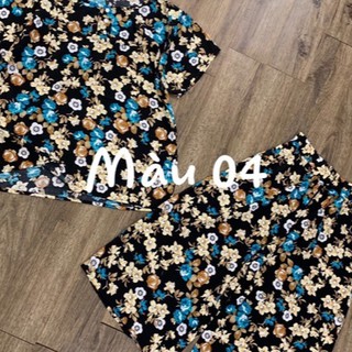 Bộ lanh lụa cao cấp mặc nhà cho mẹ