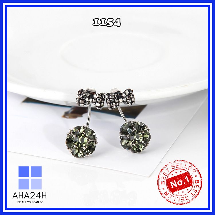 BÔNG TAI ĐÍNH ĐÁ KIỂU HÀN QUỐC SÀNH ĐIỆU AH1154