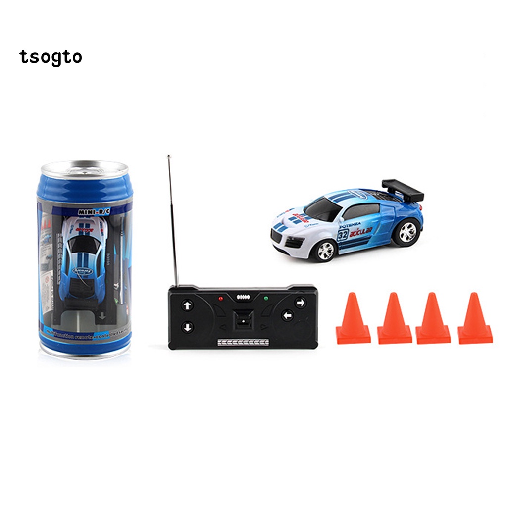 Mô hình xe hơi điều khiển từ xa mini thiết kế hình lon coca thích hợp cho bé