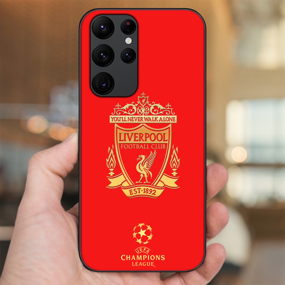 Ốp lưng Samsung S20 Ultra viền đen in hình Liverpool FC