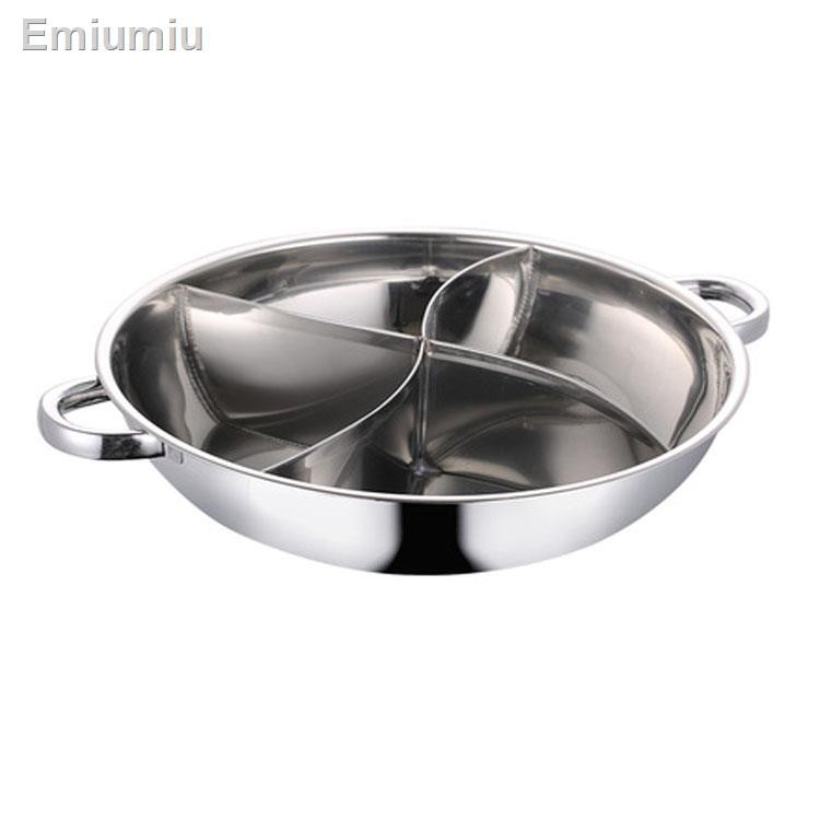 ✸nồi lẩu vịt tứ linh hương gia dụng Nồi inox dung tích lớn đa dạng hương vị