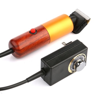 200w tông đơ cắt lông thú cưng công suất lớn Máy cạo lông thỏ dài bằng gỗ đẩy điện con chó vàng Cắt lông chó lớn