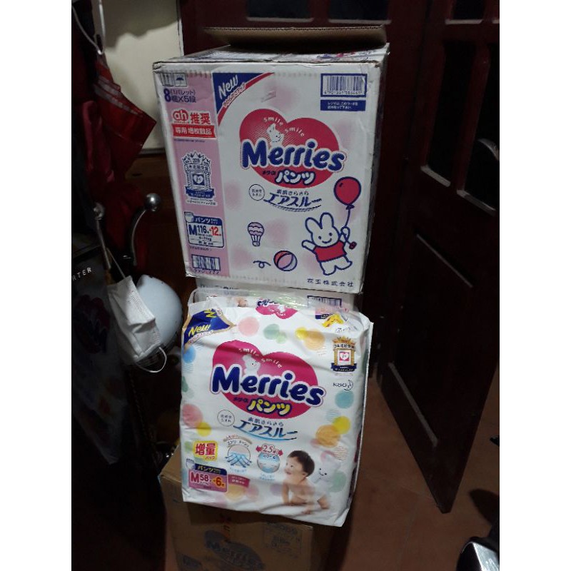 merries quần size M nội địa nhật cộng miếng