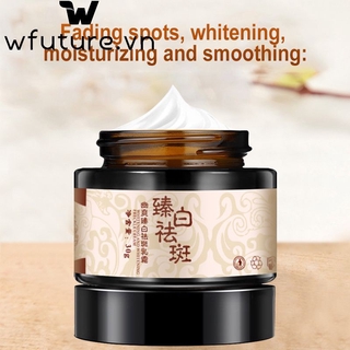 (Hàng Mới Về) Kem Dưỡng Da Mặt Chiết Xuất Thảo Dược Trung Hoa Loại Bỏ Tàn Nhang Làm Trắng Da 30g
