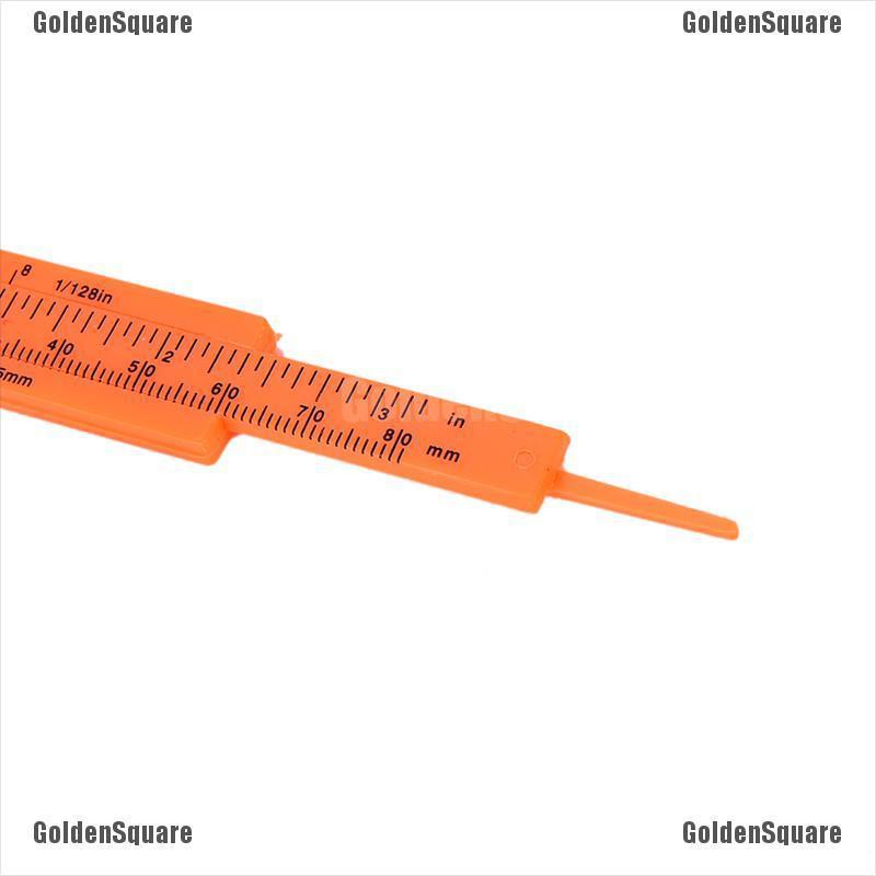 1 Thước Cặp Cơ Khí Mini 80mm Bằng Nhựa Mới