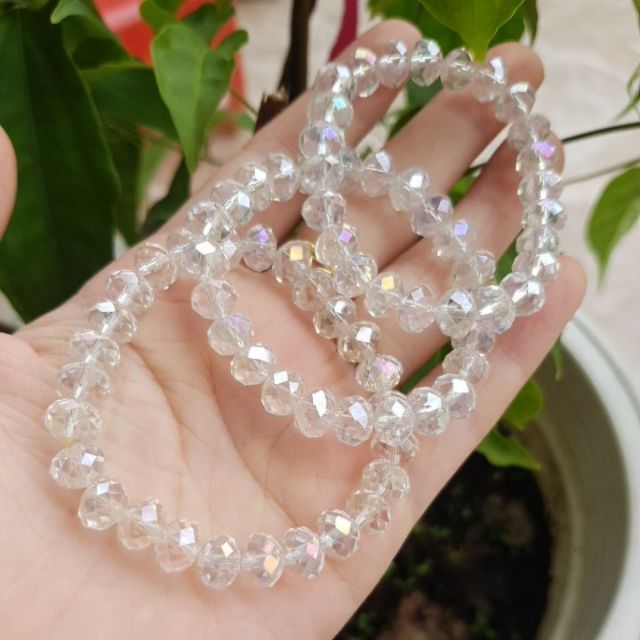 VÒNG TAY PHA LÊ TRẮNG SIZE 6ly