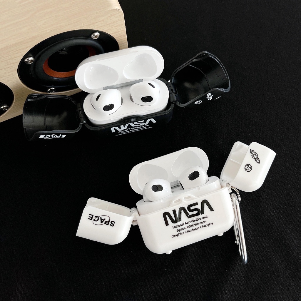 NASA Vỏ Bảo Vệ Hộp Sạc Tai Nghe AirPods3gen 2021 AirPods3 AirPodsPro Airpods2 Ốp