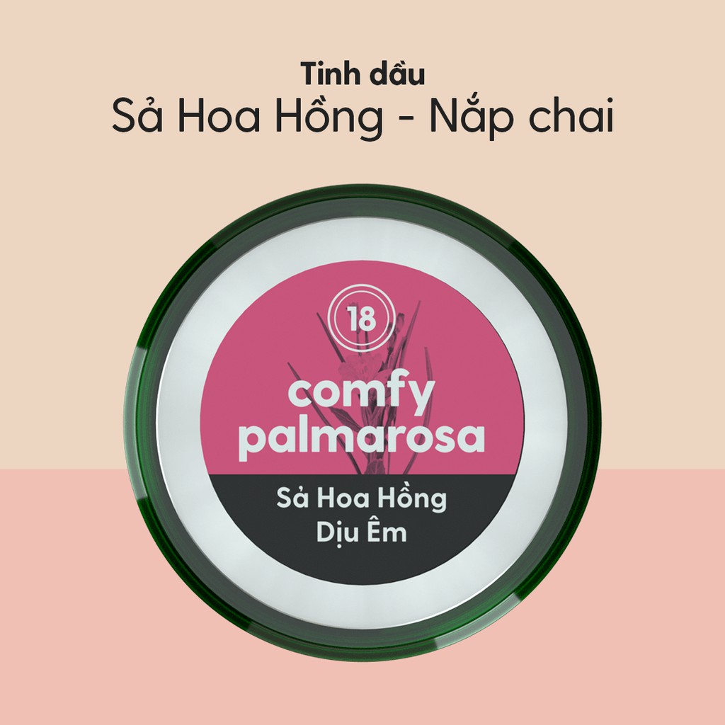 Tinh Dầu Sả Hoa Hồng (Sả Rêu) Organic Thiên Nhiên Nguyên Chất Đậm Đặc Xông Thơm Phòng, Làm Nến Thơm HENY GARDEN