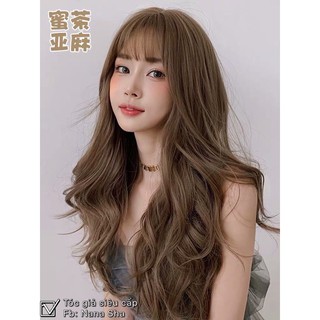 Tóc giả siêu cấp (Tóc bộ nguyên đầu xoăn dợn sole)