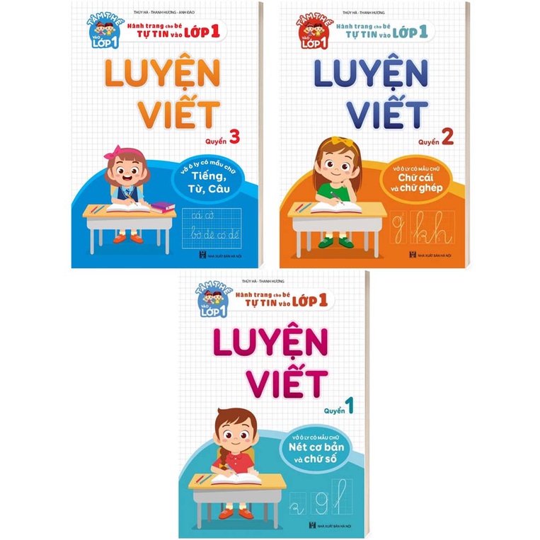 Combo Sách - Hành trang cho bé tự tin vào lớp 1 - Luyện Viết