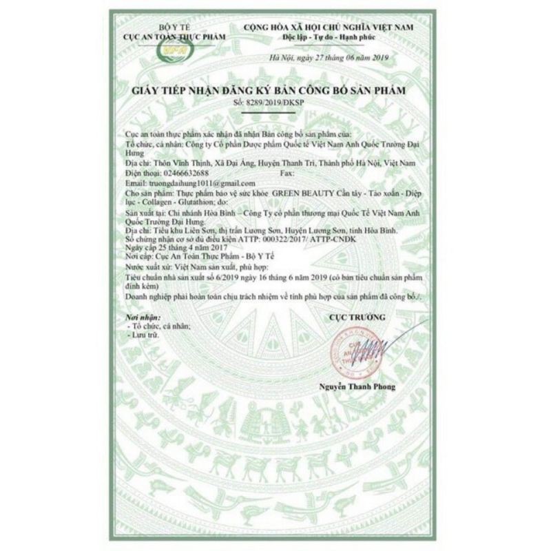 NƯỚC ÉP CẦN TÂY GREEN BEAUTY (Chính Hãng) | BigBuy360 - bigbuy360.vn