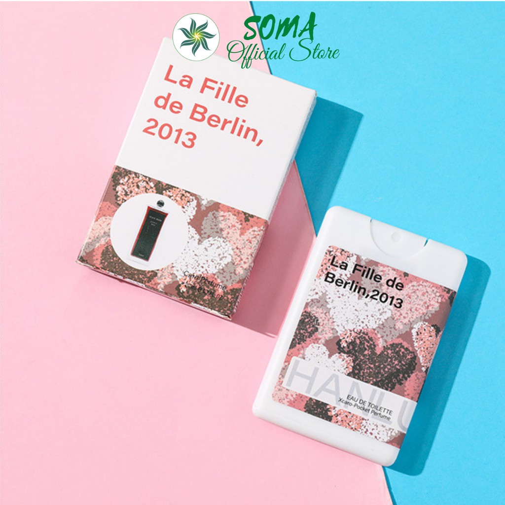 Nước hoa mini 20ml dạng xịt nhỏ gọn tiện lợi, hương thơm dịu nhẹ dễ chịu | BigBuy360 - bigbuy360.vn