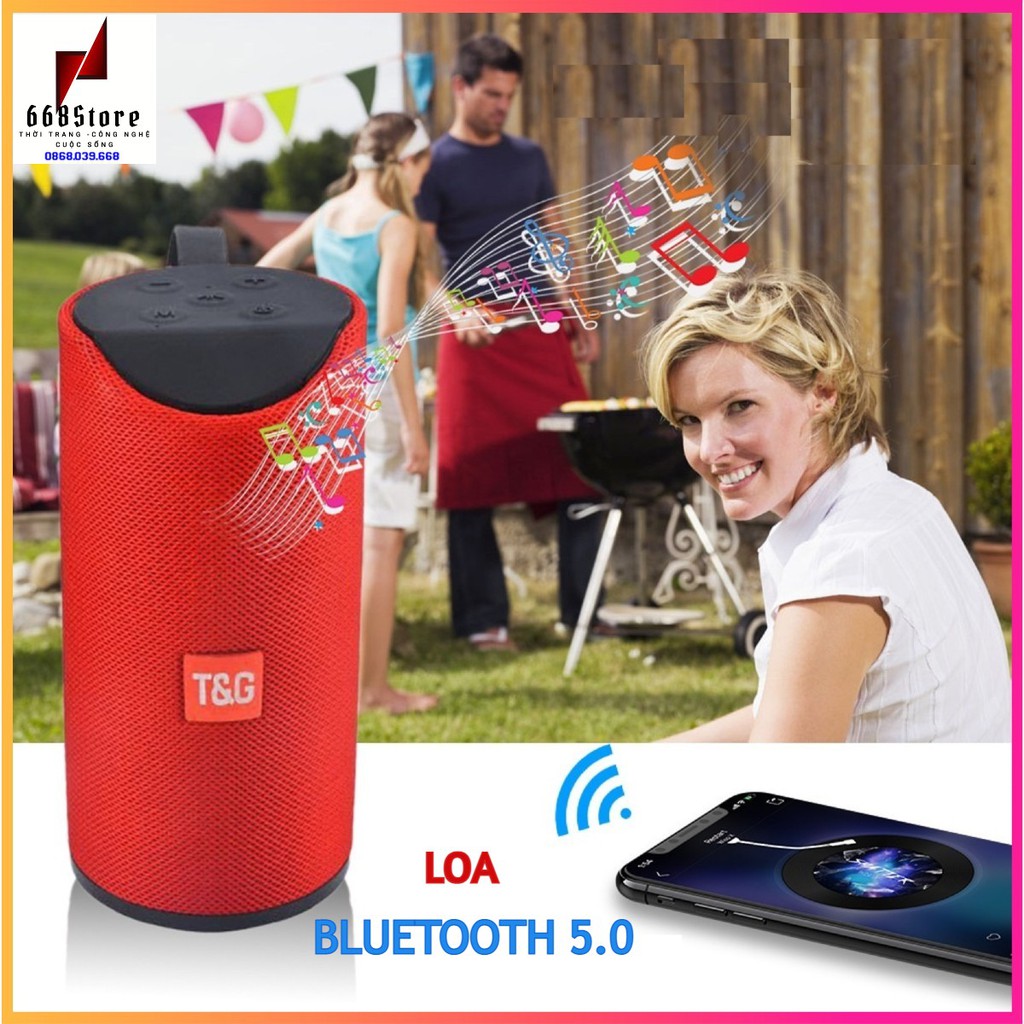 Loa Bluetooth 5.0 âm thanh cực chất bass to rõ ràng,Có Led RGB có thể bật tắt, hỗ trợ usb khe cắm thẻ nhớ đài FM