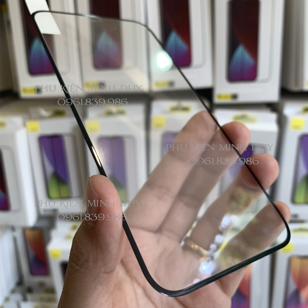 (Bộ 2 miếng) Kính cường lực chống bể mép dùng cho iPhone 12 Series Baseus 0.23mm Curved-screen Tempered Glass ❤