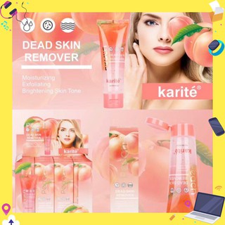 Gel tẩy da chết vị đào Karite Dead Skin Remover 85ml ( nấm rơm shop)