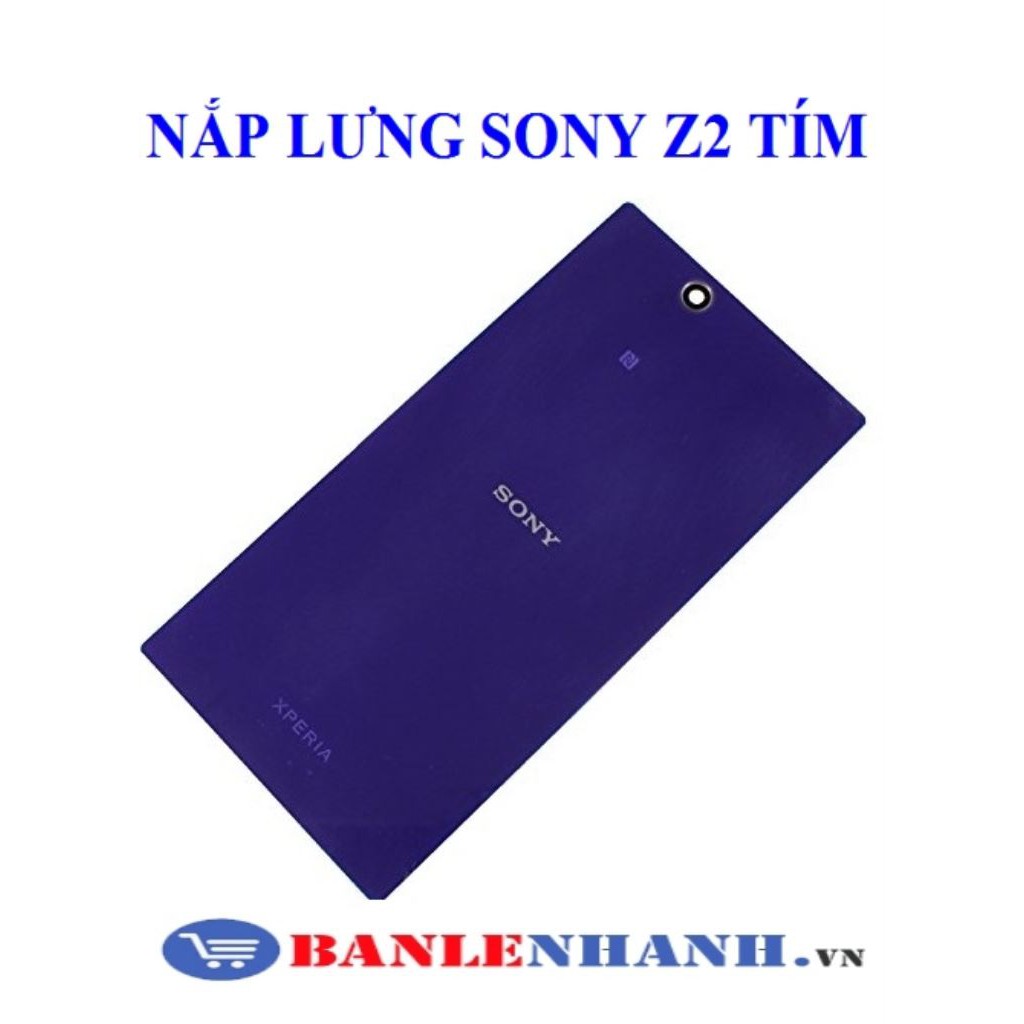 [HÀNG SIÊU CHẤT,GIÁ SẬP SÀN] NẮP LƯNG SONY Z2 MÀU TÍM