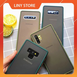 Ốp Lưng Nhám cho Samsung Note 8 Note 9 Note 10 Note 10 Plus Chống Sốc, Chống Bám Vân Tay