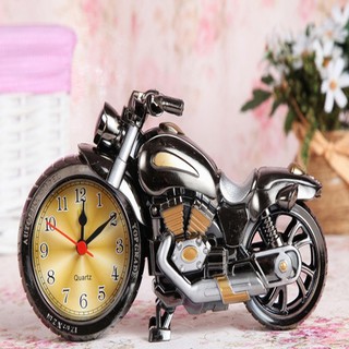 Đồng hồ để bàn hình moto đẹp mắt có chế độ báo thức