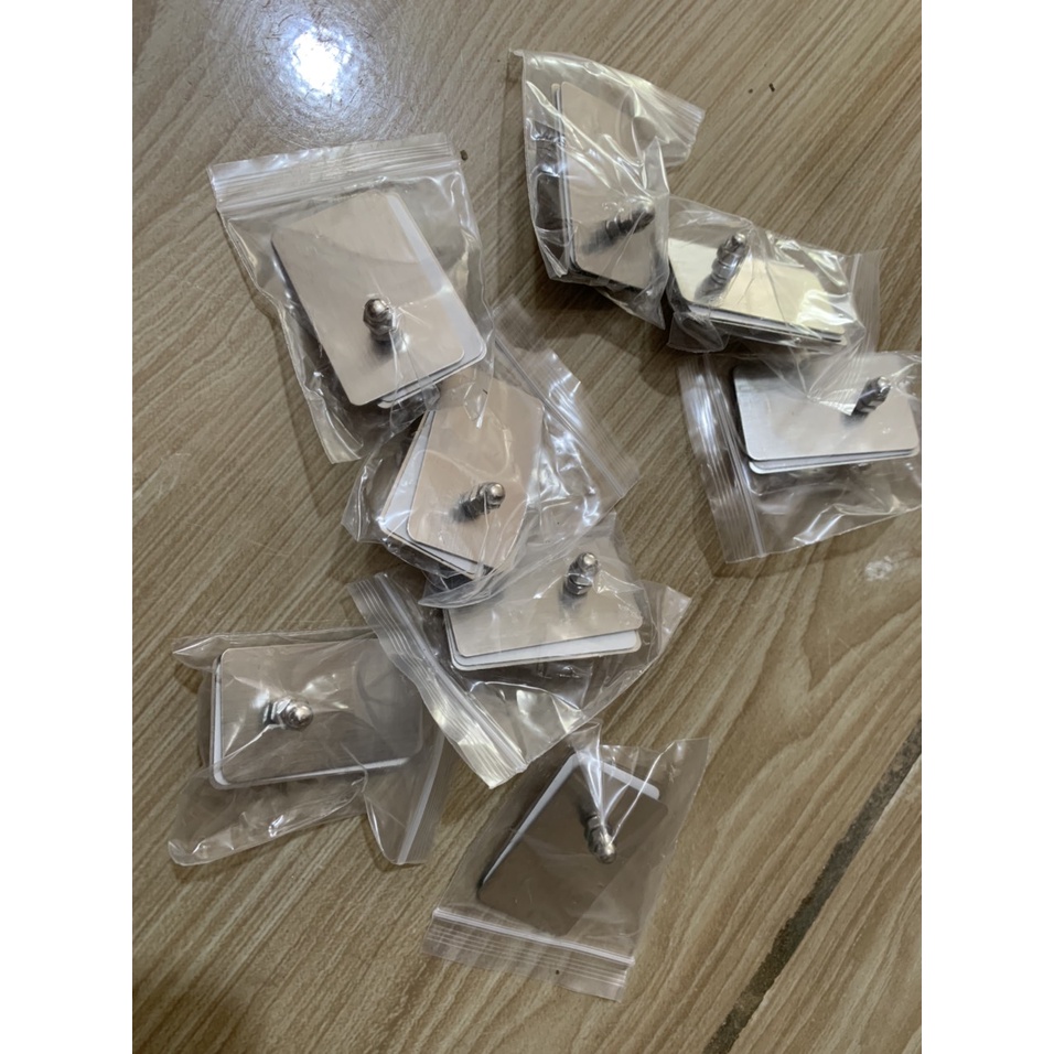 Combo miếng dán thanh chắn giường inox loại nhỏ 3cm x 5cm