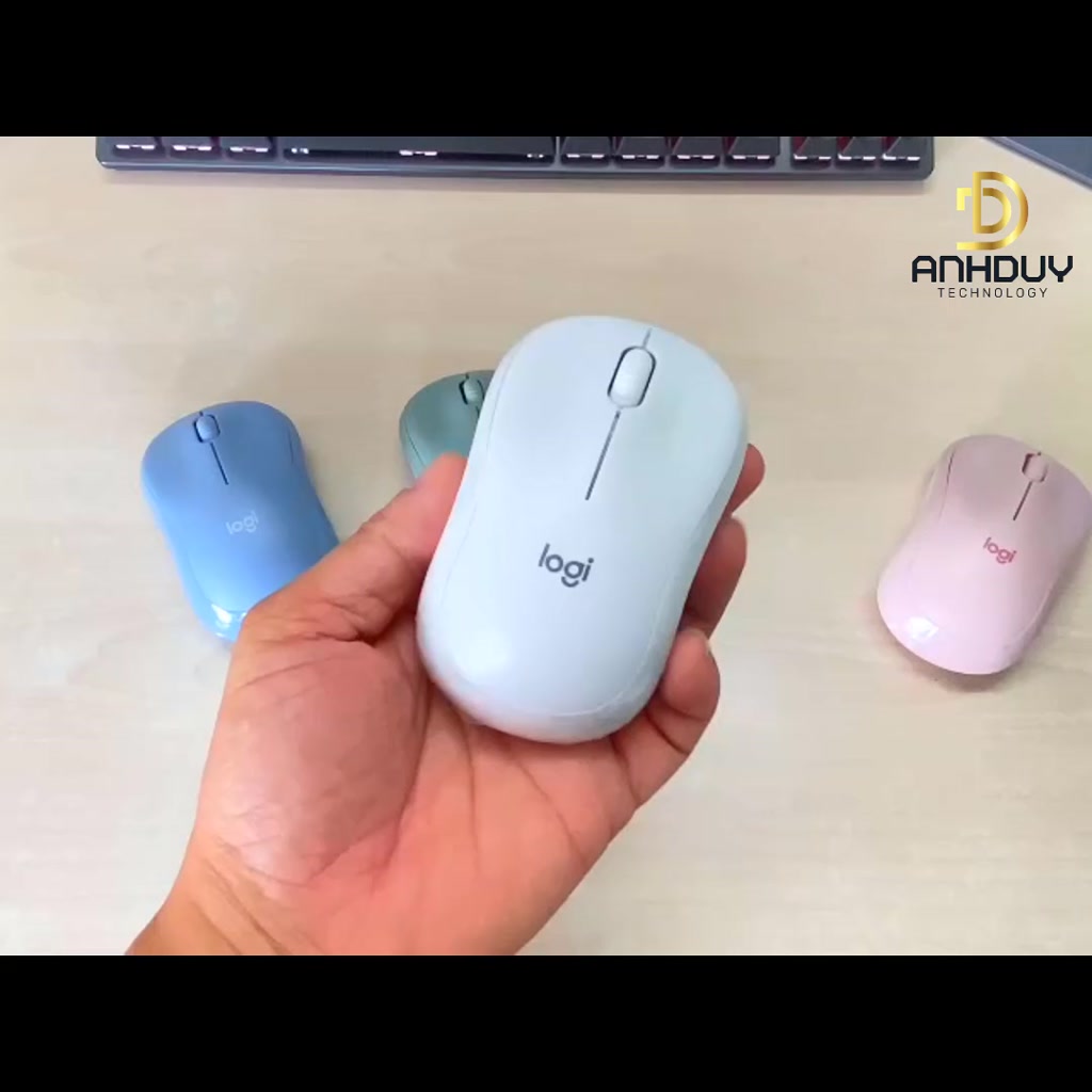 Chuột không dây Logitech M221 Silent OEM kiểu dáng thời trang 4 màu cá tính tiết kiệm pin phù hợp học tập văn phòng | BigBuy360 - bigbuy360.vn