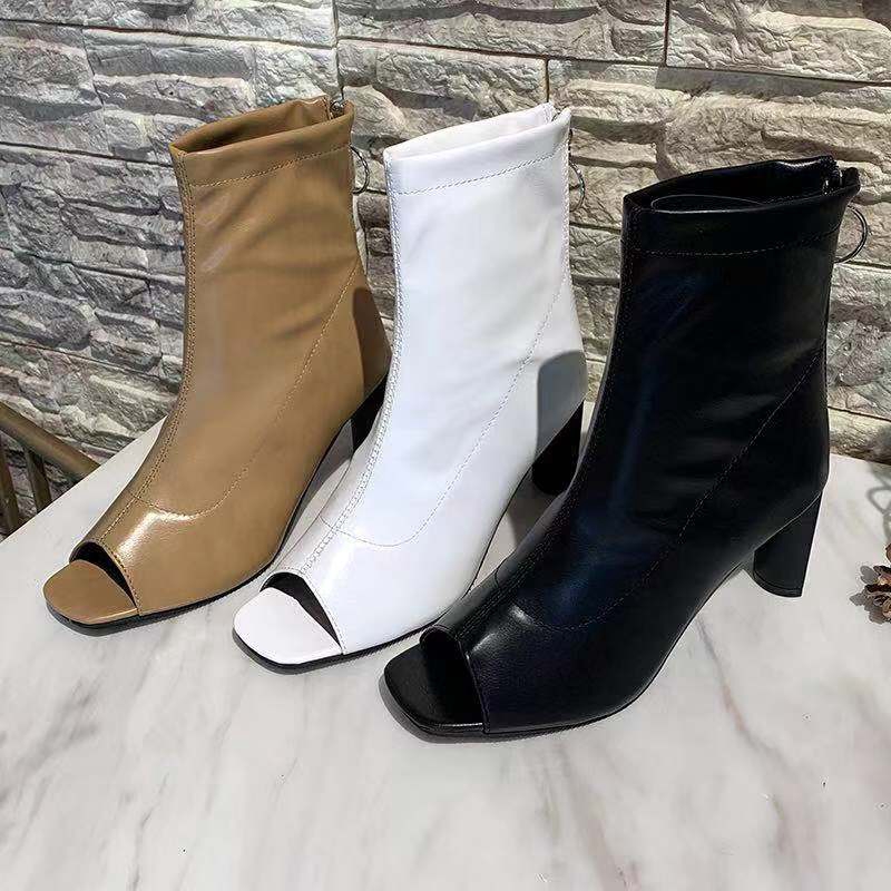 Bốt cao cổ hở mũi da mềm êm chân X21 fullbox | BigBuy360 - bigbuy360.vn