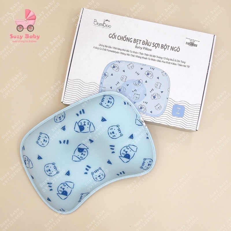 GỐI CHỐNG BẸP ĐẦU LIL SỢI BỘT NGÔ, Suzy baby