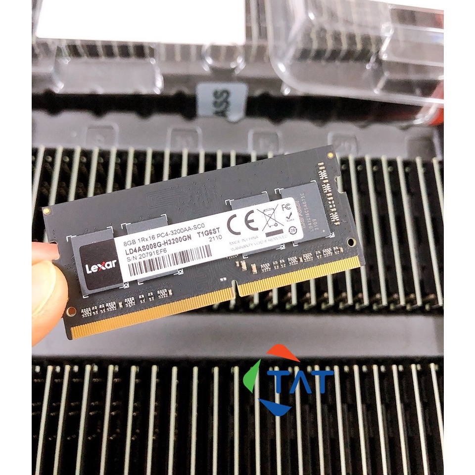 Ram Laptop Lexar 8GB DDR4 3200MHz Chính Hãng - Ram 1 mặt chíp