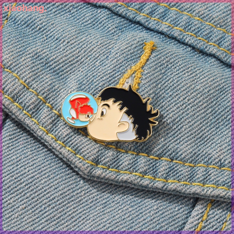 Huy hiệu cài áo hình bé trai bé gái dễ thương
