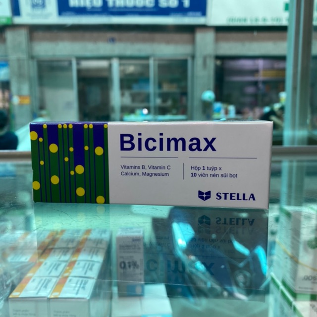 BICIMAX- viên sủi bổ sung vitamin C,B, calcium, magn