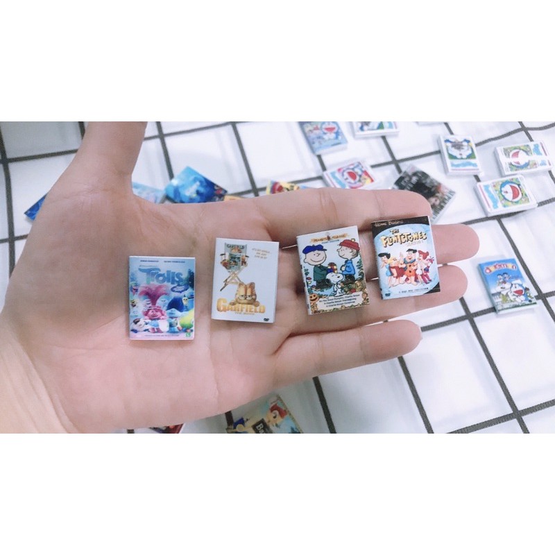 Mô hình truyện, sách mini trang trí nhà búp bê