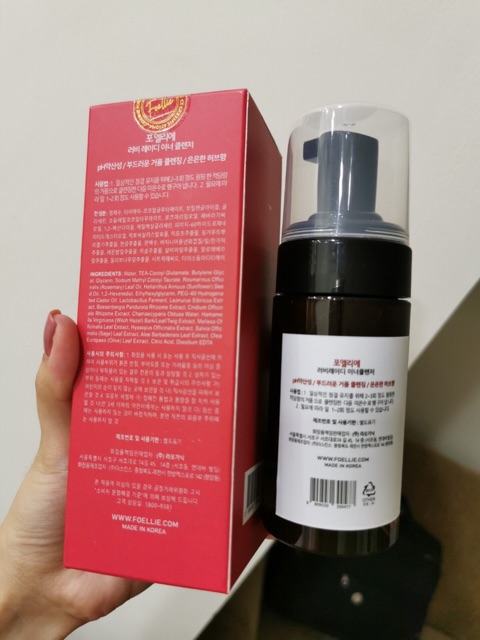 Dung Dịch Vệ Sinh Phụ Nữ Foellie Inner Cleanser 100ml