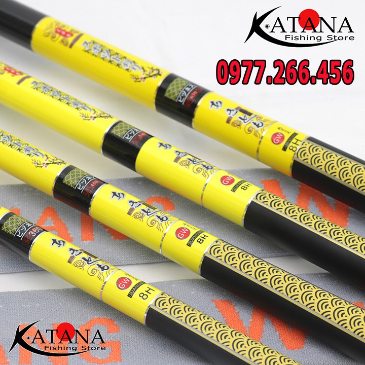 Cần Câu Tay 8H GW 3m6 4m5 5m4 6m3