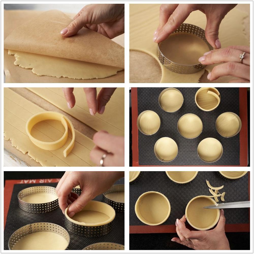 Khuôn Làm Bánh Tart Bằng Silicone Thiết Kế Tiện Lợi Dễ Dùng