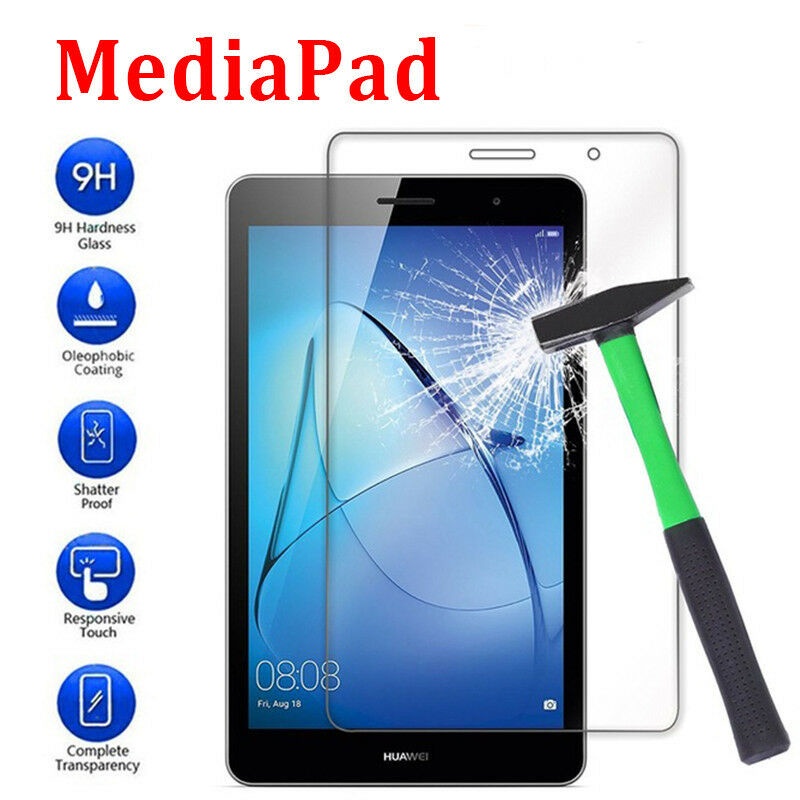 Kính Cường Lực Cho Huawei Mediapad T3 T5 M3 M5 Lite M6 8.0" 8.4" 10" 10.8" /Ipad Pro 10.8" 10.4" T8/T10S 9.7" Enjoy 2