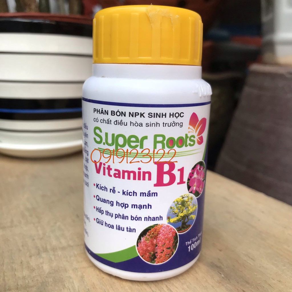 Phân Bón Lá NPK Super Roots Vitamin B1 100ml