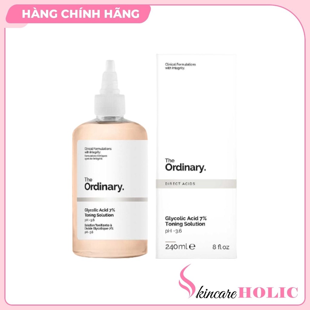 Toner Tẩy Da Chết The Ordinary Glycolic Acid 7% Toning Solution (240ml)