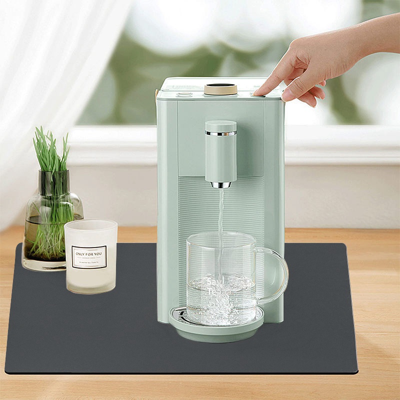 Tấm Lót Ly Tách Bằng Cao Su Cách Nhiệt Màu Sắc Đơn Giản Phong Cách Bắc Âu