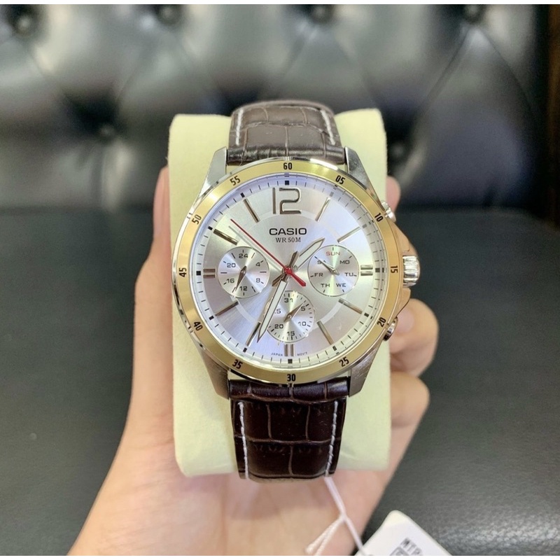 Đồng hồ nam casio Mtp-1374l-7a fullbox chính hãng