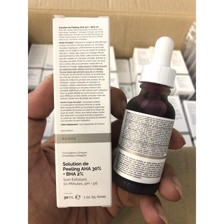 Tẩy Da Chết The Ordinary AHA 30% + BHA 2% Peeling